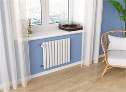 Стальной трубчатый радиатор GUARDO 4P-1800-04 BK-VER