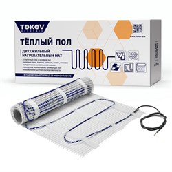 Комплект "Теплый пол" (мат) 150Вт/кв.м 0.75кв.м TOKOV ELECTRIC TKE-MAT150-112-0.75 TKE-MAT150-112-0.75