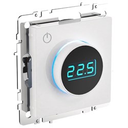 IEK электронный терморегулятор с цифровой индикацией BRITE арктический белый BR-RT11-K91