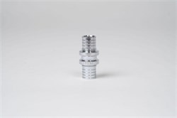 Рехау муфта равнопроходная для труб Д 25 из сшитого полиэтилена Therm S, латунь хромированная, Rexau 12591873002