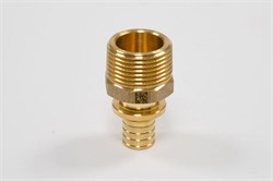 Рехау переходник с наружной резьбой Н 16 х 3/4", MX, латунь, Rexau 11097141001