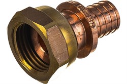 Рехау переходная муфта с накидной гайкой В 16 х 3/4", RX+, бронза, Rexau 14563363001