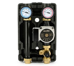 Uni-Fitt насосная группа 492S DN 25, с трехходовым смесителем и насосом Uni-Fitt GTO 25-6S 492S2503 - фото 9855