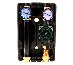 Uni-Fitt насосная группа 490E DN 25, прямая, с насосом Uni-Fitt GTA 25-7 490E2503 - фото 9863