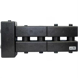 Uni-Fitt коллектор на 3 контура с гидравлическим разделителем (гидрострелкой) 437Z4123 - фото 9873