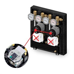 Meibes насосно-смесительный модуль Kombimix 2MK с насосом Wilo PARA SC 7.0, без сервоприводов M26101.4OSRU M26101.4OSRU - фото 9883