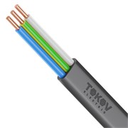 Кабель TOKOV ELECTRIC ВВГ-Пнг(А)-LS 3х4 ОК (N PE) 0.66кВ (м) УТ000028392 УТ000028392