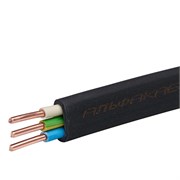 Кабель ВВГ-Пнг(А) 3х2.5 ОК (N PE) 0.66кВ (бухта 50м) (шт) АЛЬФАКАБЕЛЬ 45977 45977