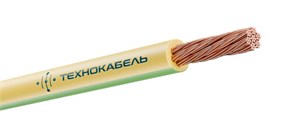 Провод ПуГВнг(А)-LSLTx 1х6 450/750В Ж/З (бухта) (м) Технокабель 00-00149501 00-00149501
