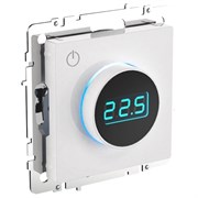 IEK электронный терморегулятор с цифровой индикацией BRITE сталь BR-RT11-K46