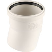 Рехау отвод RAUPIANO для канализационной трубы Д 160, угол 15°, 160/15°, Rehau 11230921001