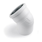 Рехау отвод RAUPIANO для канализационной трубы Д 160, угол 30°, 160/30°, Rehau 11230961001