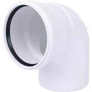 Рехау отвод RAUPIANO для канализационной трубы Д 160, угол 87°, 160/87°, Rehau 11240291001