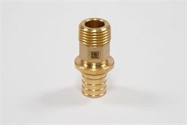 Рехау переходник с наружной резьбой Н 16 х 1/2", MX, латунь, Rexau 11096731001