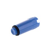 Заглушка для опрессовки пластиковая 1/2" AG, синяя TECE