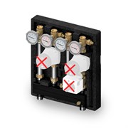 Meibes насосно-смесительный модуль Kombimix UK_MK (прямая группа и смесительная группа) без насосов, без сервопривода, M26102EAOSRU M26102EAOSRU